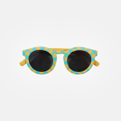 Kids' Sunglasses - CAT 3 - Matchy Blue Gingham