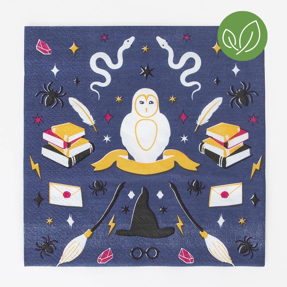 20 paper napkins - Wizard