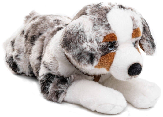 Australian Shepherd plush toy (with harness)