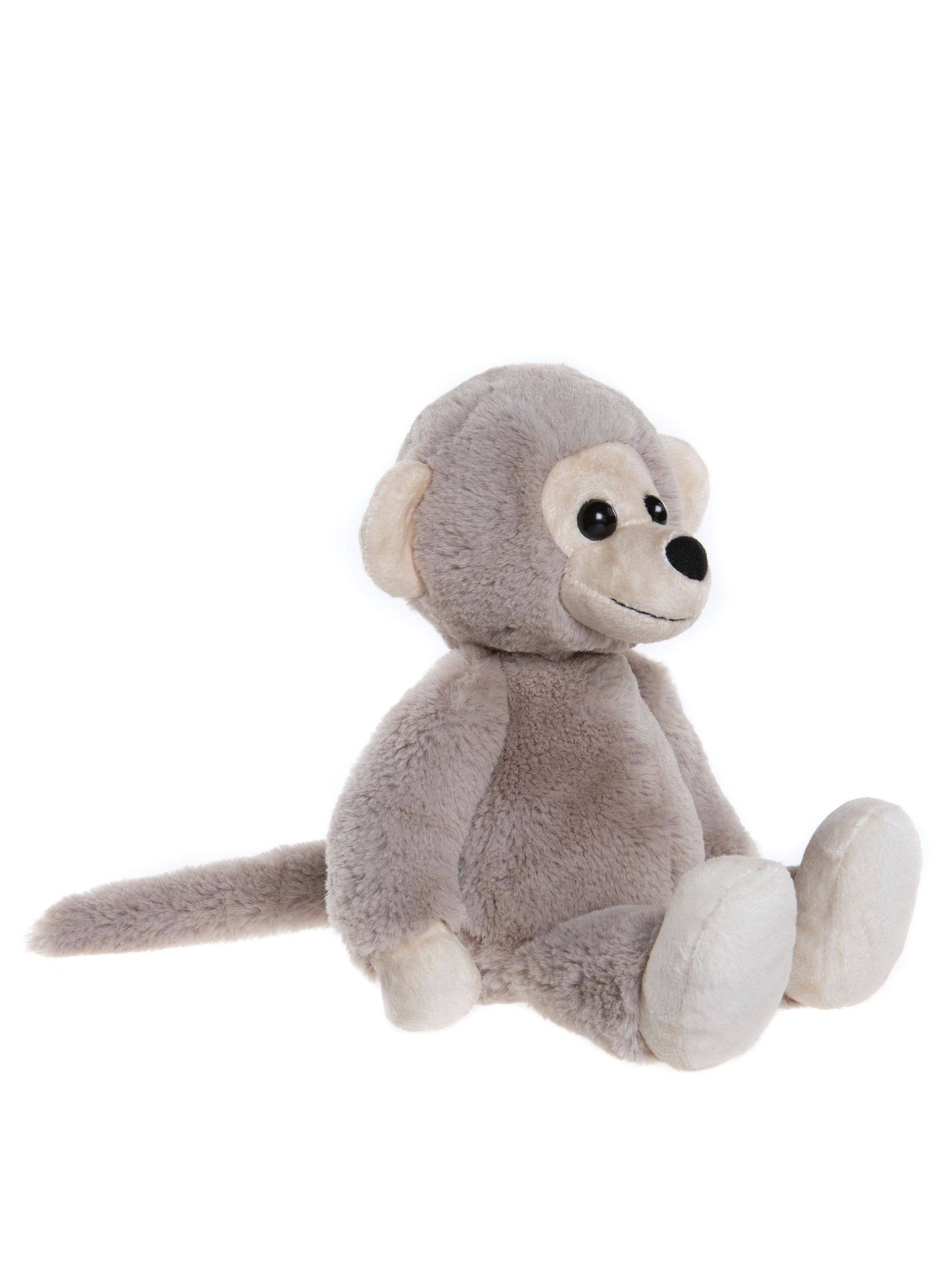 Bear & Me Mischievous Monkey Pebble Grey Plush Toy