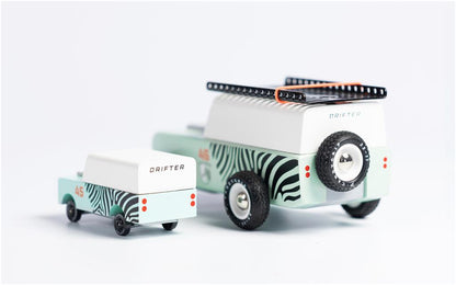 Voiture en Bois Candycar World - Mini Zebra Drifter