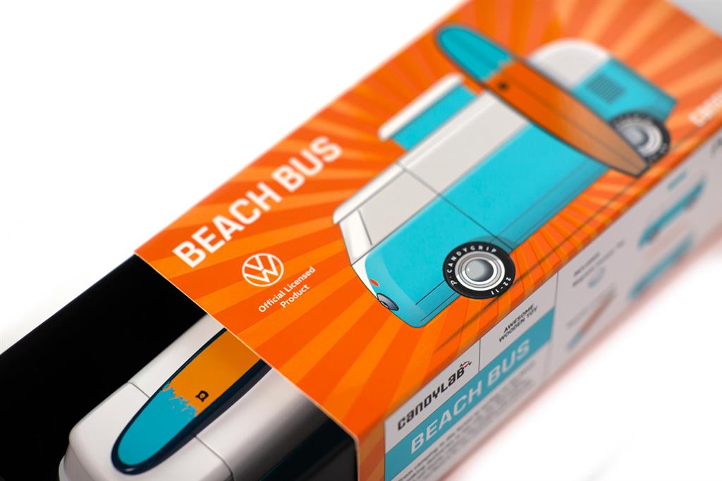 Candycar World Wooden Car - Ocean Beach Van