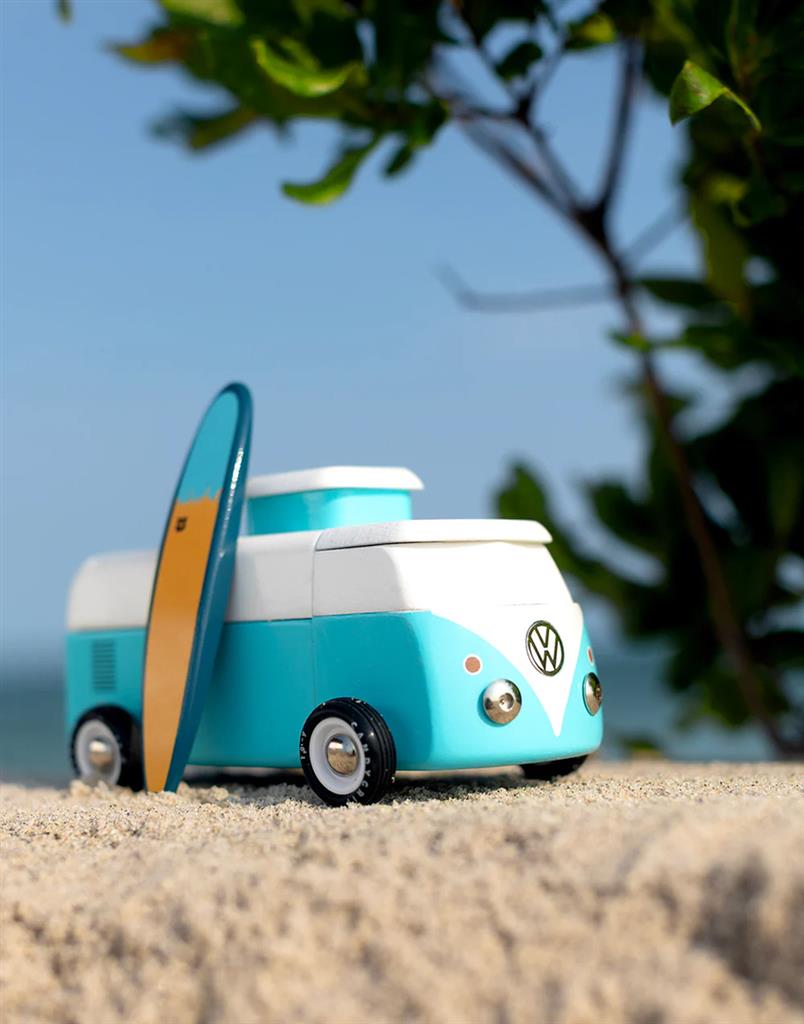 Candycar World Wooden Car - Ocean Beach Van