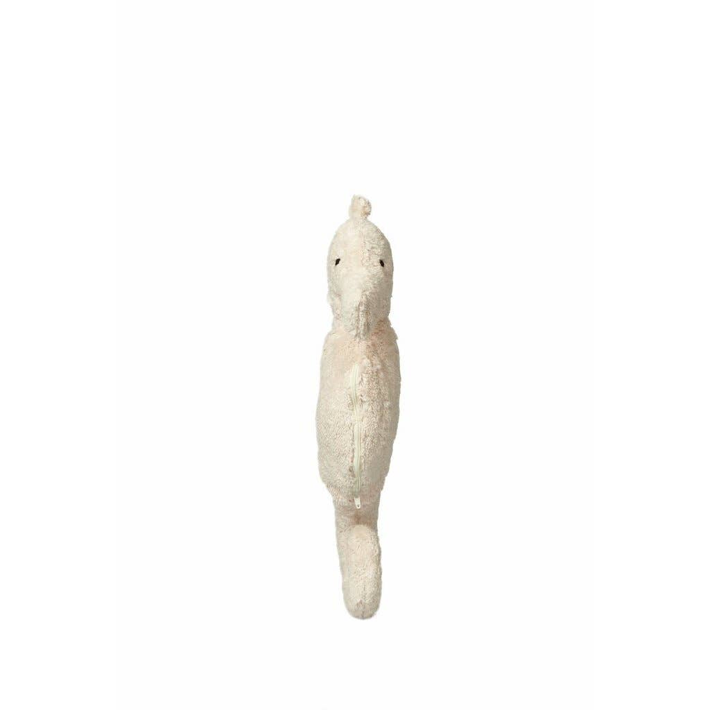 Small cuddly plush seahorse