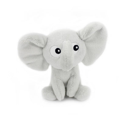 Plüschtier Elefant Dimoitou Mama und Baby hellgrau – Les Ptipotos