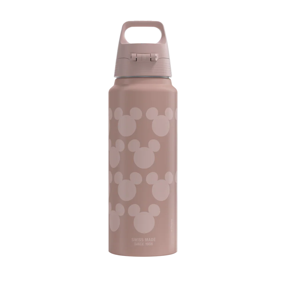WMB ONE Wasserflasche mit Mickey-Mouse-Muster, 1 l 