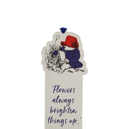 Marque-page Paddington - en forme de papier Fleurs