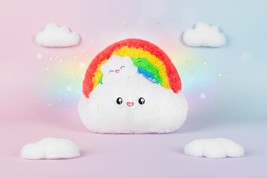 Mini-Regenbogen-Kuschelplüschtier