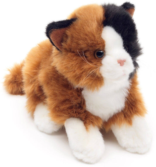 Plüschkatze liegend (Glückskatze)