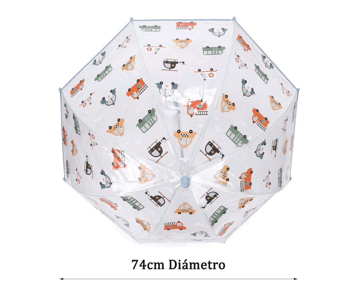 Parapluie Transparent Voitures