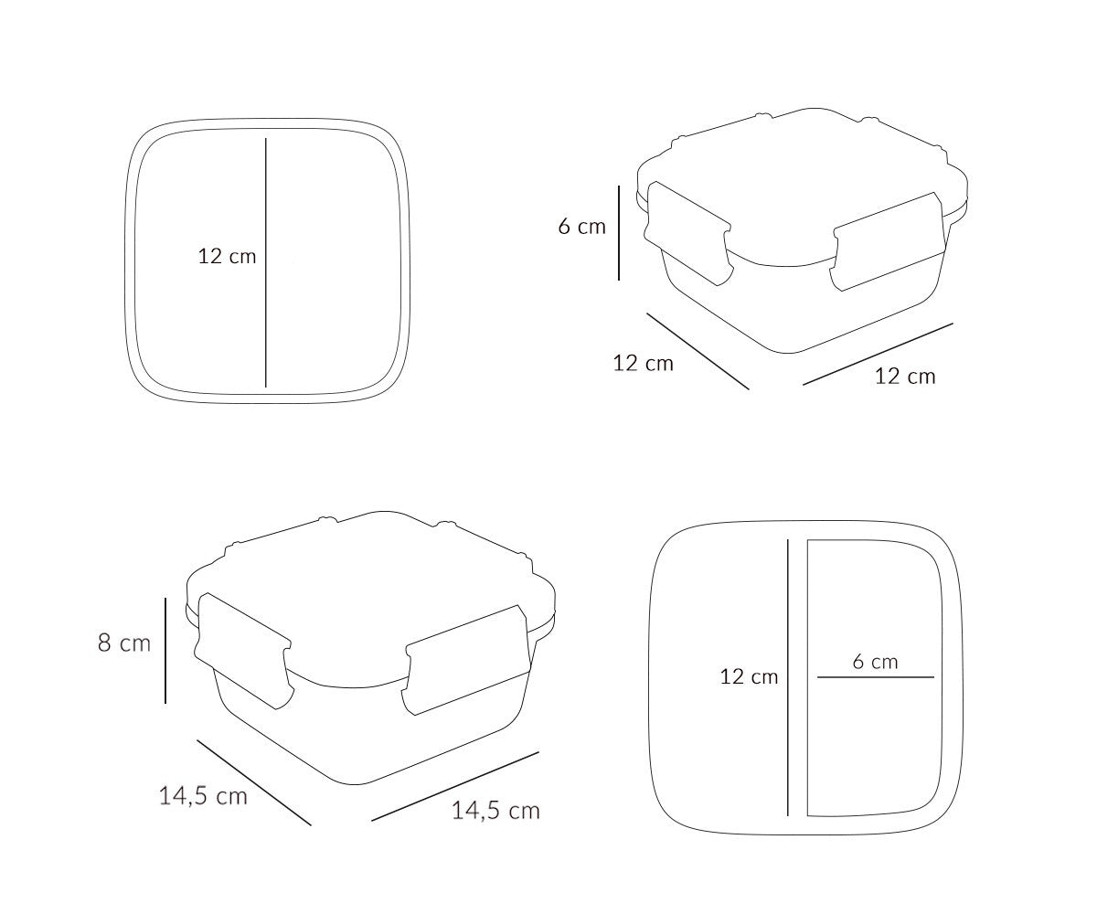 Large Magical Forest Lunch Box
