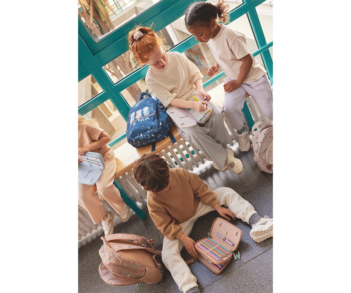 Geometric Nature Double Pencil Case