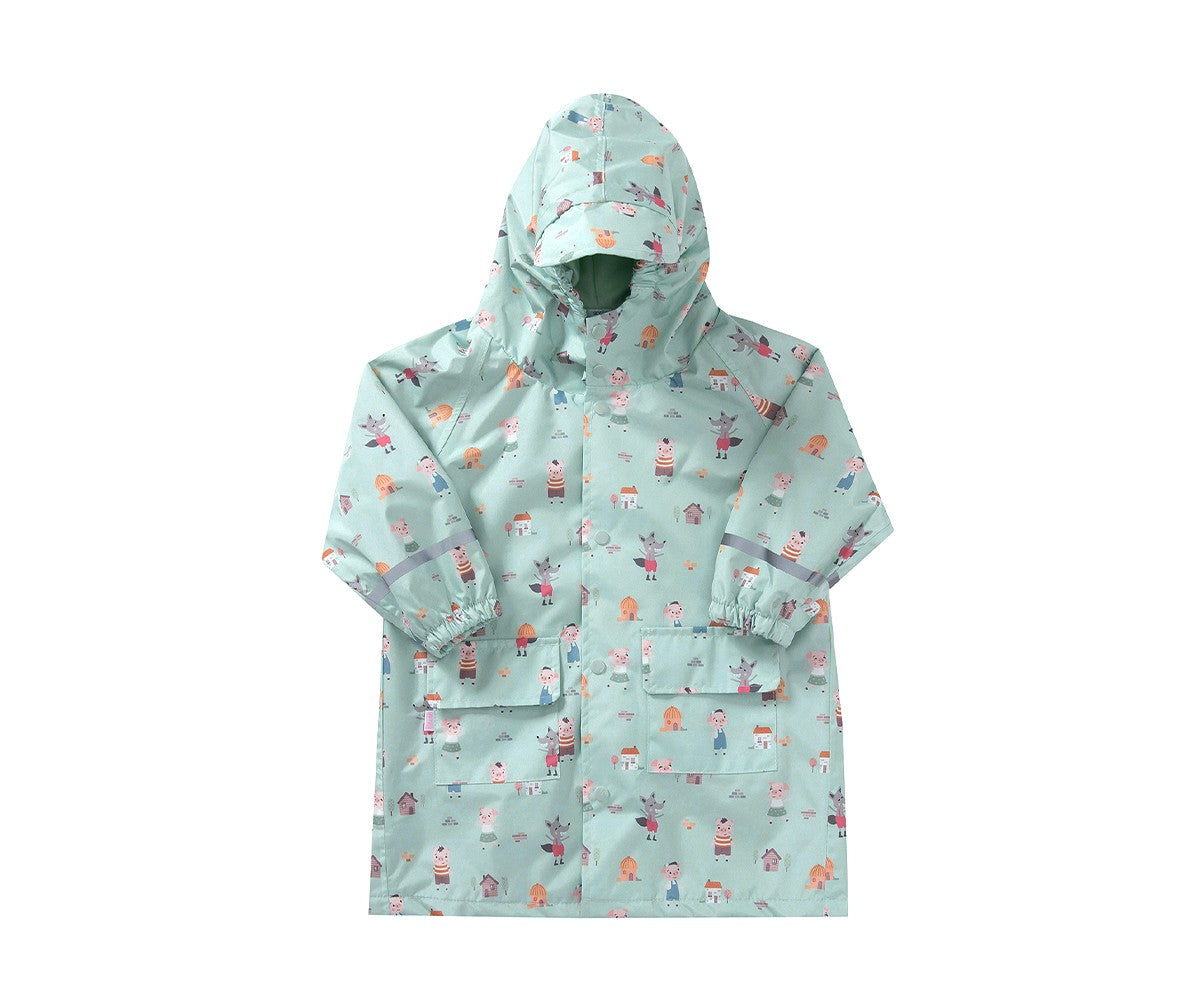The Three Little Pigs Children's Raincoat