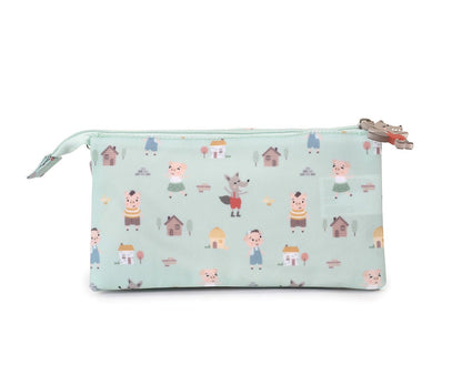 The Three Little Pigs 3-Compartment Pencil Case