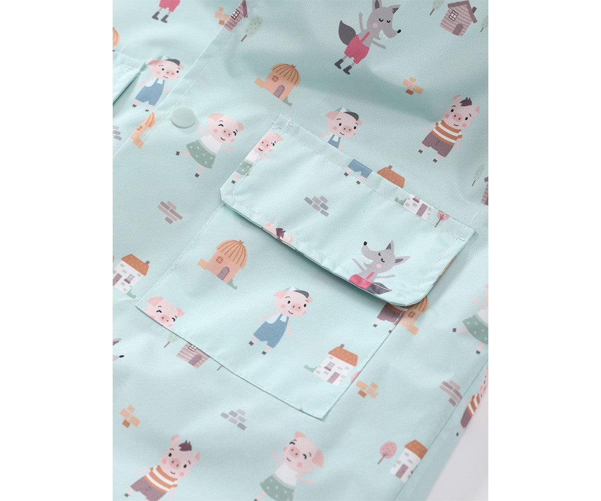 The Three Little Pigs Children's Raincoat