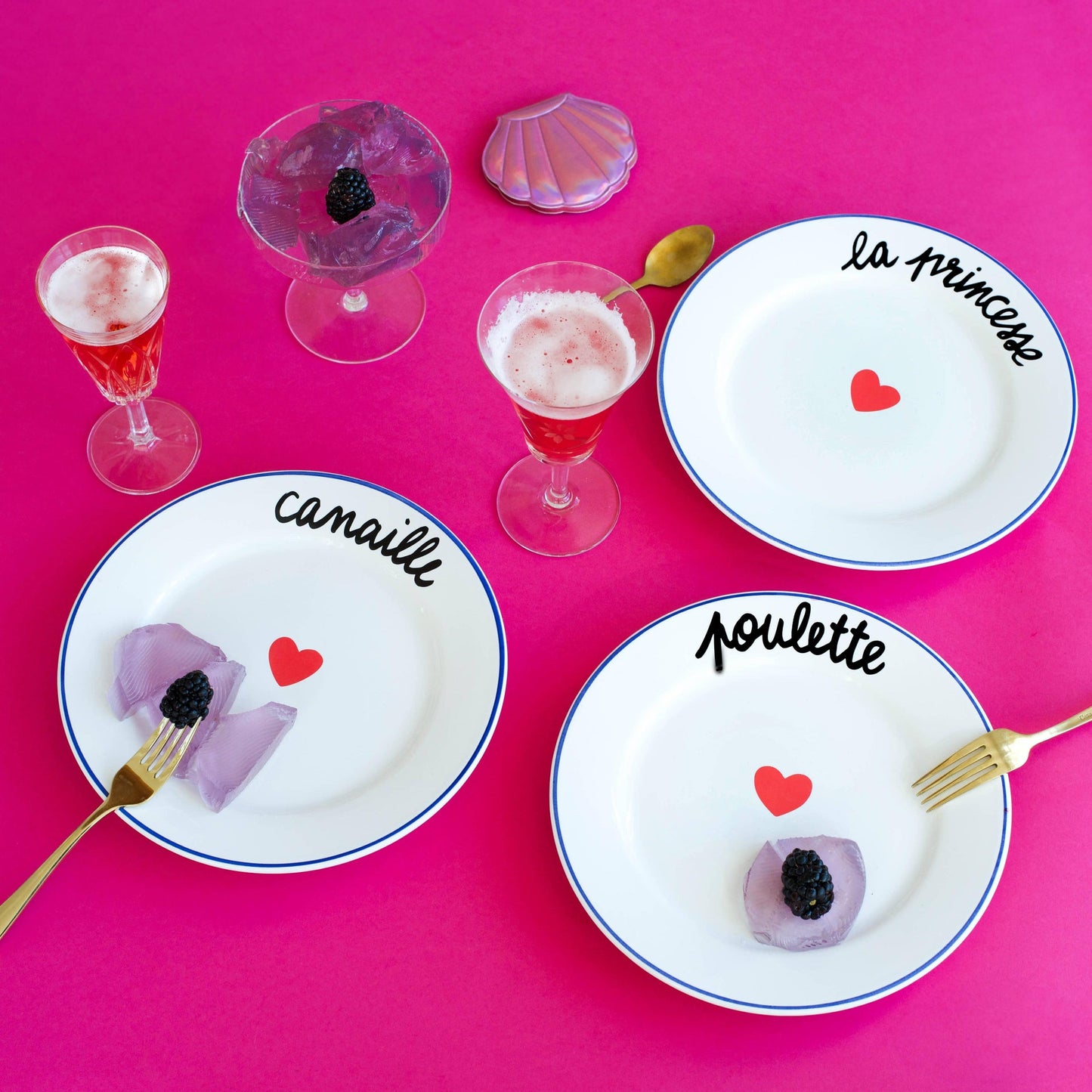 Assiette La Famille S’éclate - Canaille