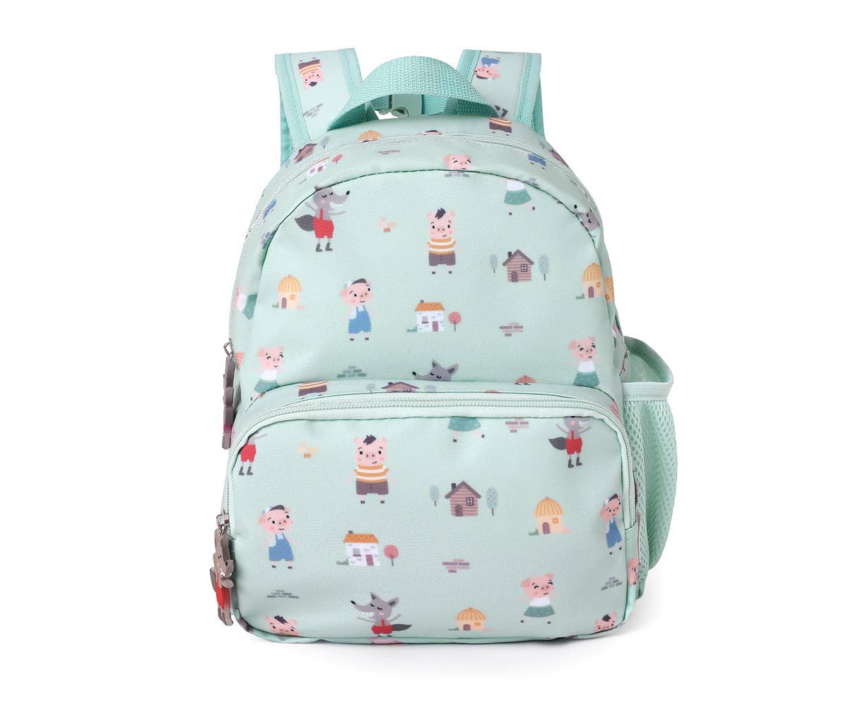 The Three Little Pigs children's backpack