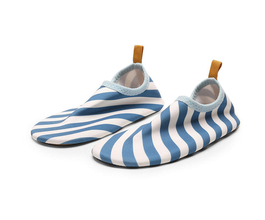 Children's Aqua Shoes Stripes Blues & Beyond