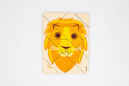 Lion wooden puzzle