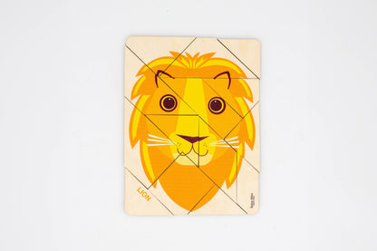 Lion wooden puzzle