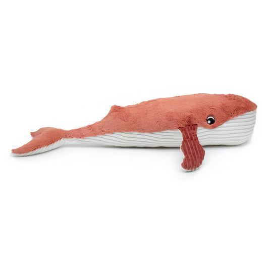 Ptipotos Mother and Baby Whale Plush Toy - Terracotta