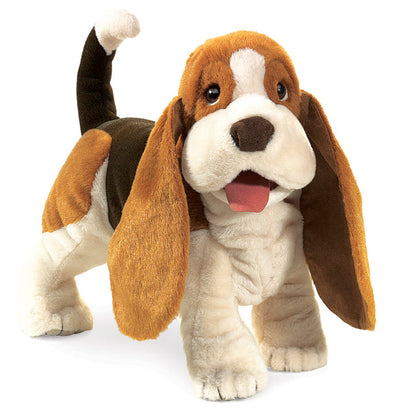 Marionnette à main Basset 2919/Basset Hound Folkmanis réaliste