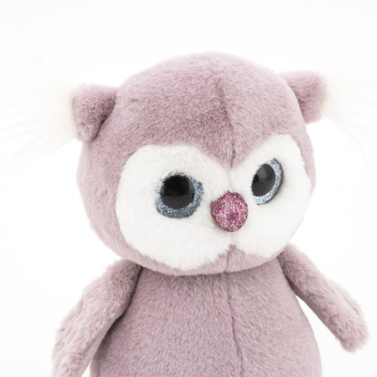 Fluffy the Little Purple Owl Plush Toy - 22 cm - 0+