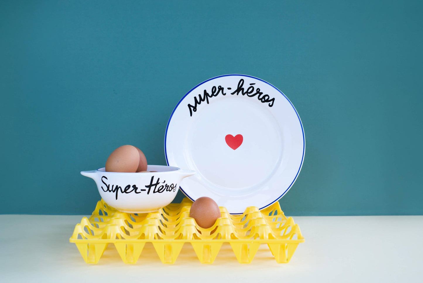 Teller „Die Familie hat Spaß“ – Superhelden