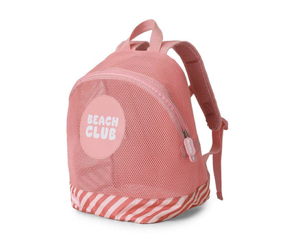Kids' Anti-Sand Backpack Stripes Bloom & Blush