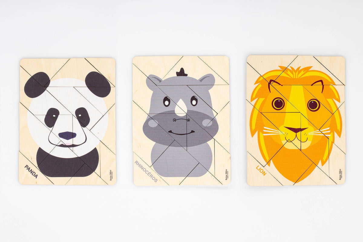 Visuel complémentaire du produit Puzzle en Bois Rhinocéros — Reine Mère (photo 5)