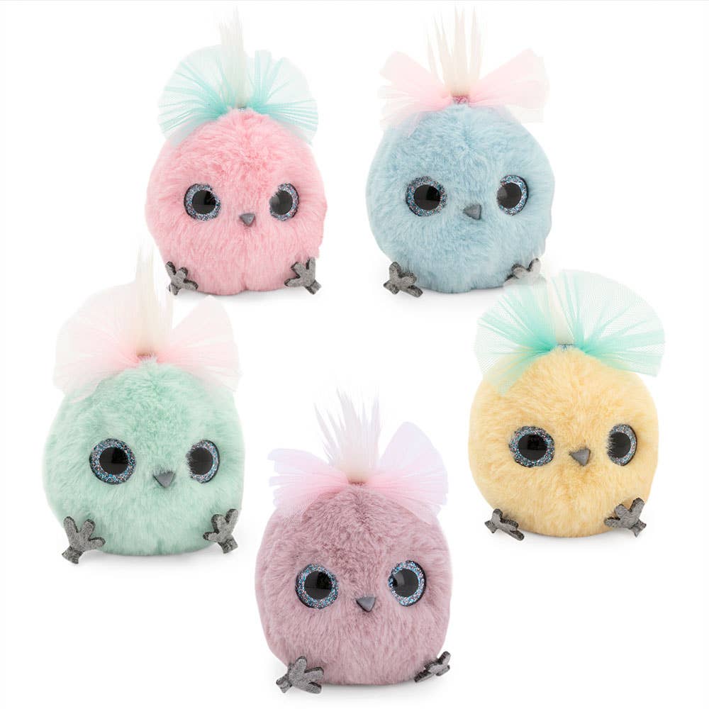 Whozie plush pendant with bow, 8 cm