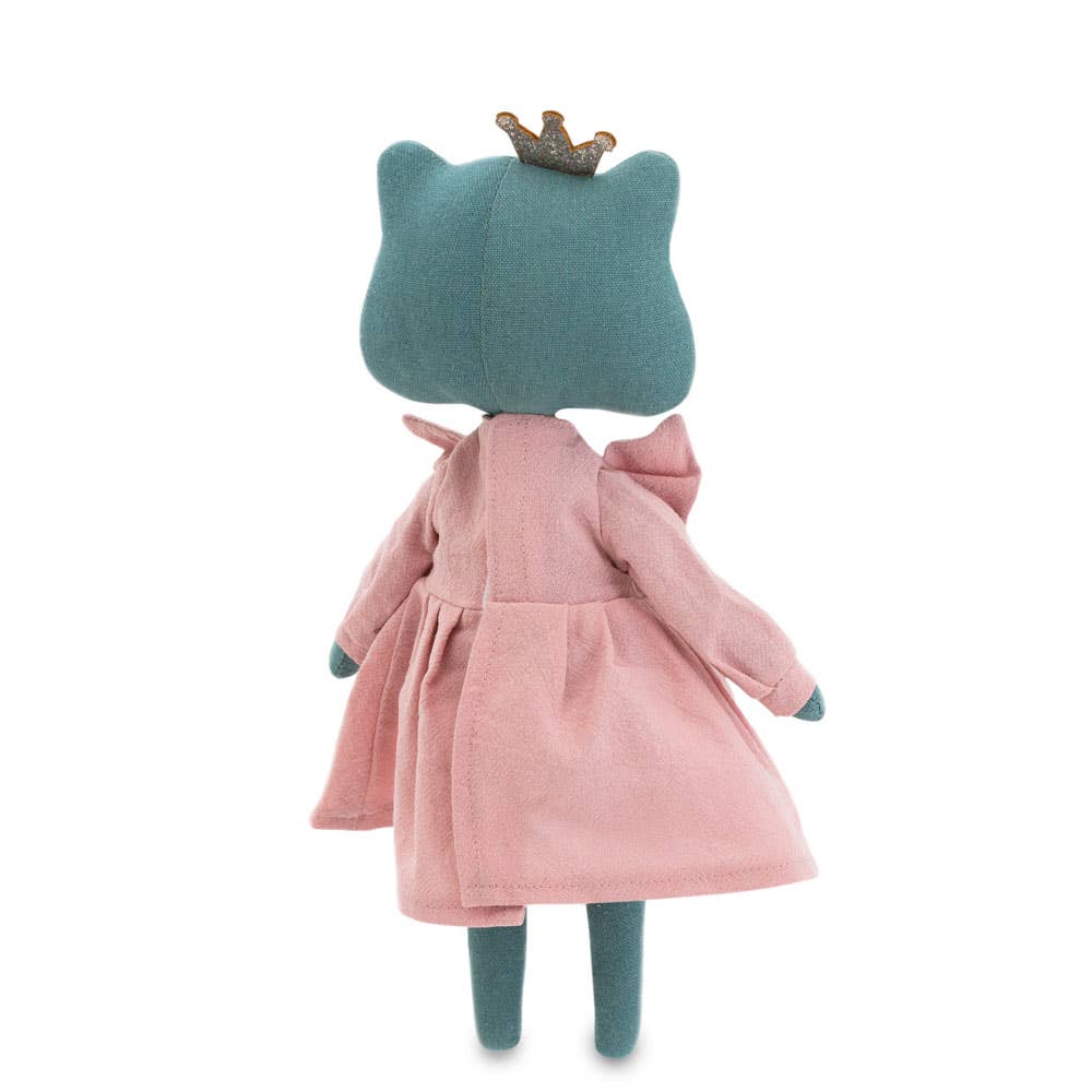 Fiona the Frog Cotton Plush Toy in Pink Dress - 29 cm - 0+
