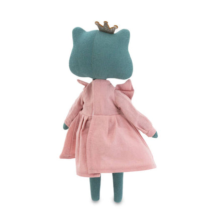 Fiona the Frog Cotton Plush Toy in Pink Dress - 29 cm - 0+