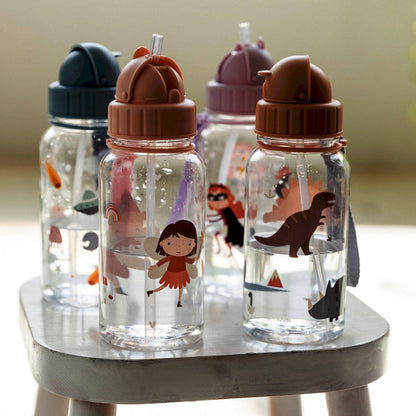 Dinosaur World Plastic Water Bottle