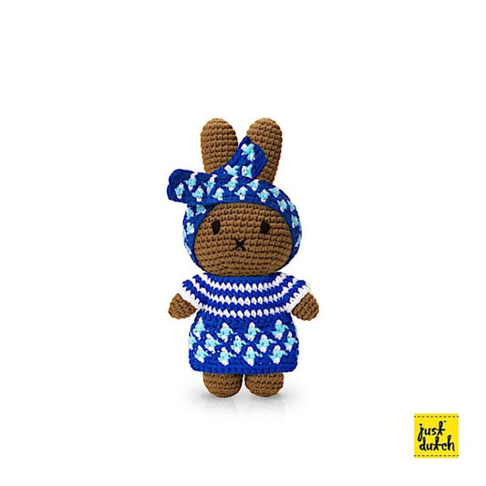 Miffy, das gehäkelte Kaninchen-Plüschtier – Afrikanisches Outfit