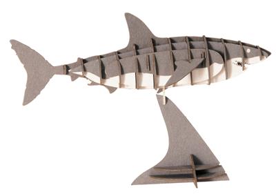 3D Paper Model: REQUIN 15x10x7cm, en sachet 10,5x21x0,5cm