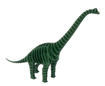 3D Paper Model: BRACHIOSAURE 18x13x4,5cm, en sachet 10,5x21x0,5cm