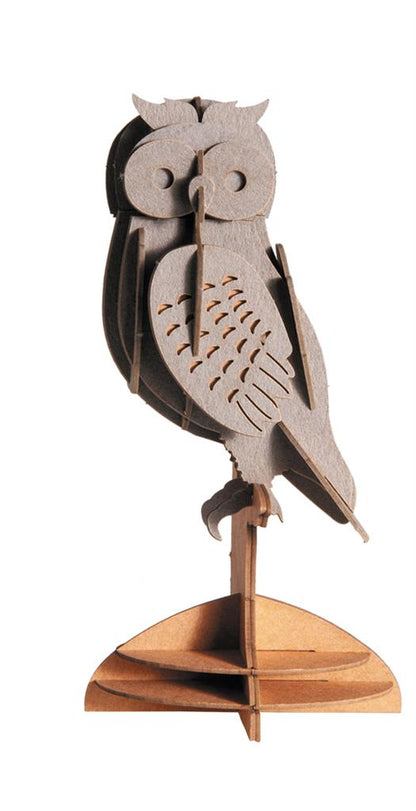 Modèle En Papier 3D - Hibou