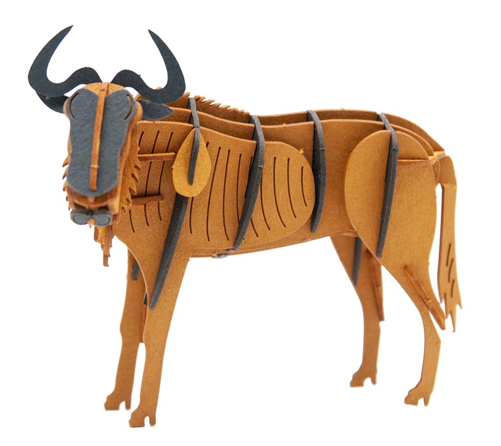 3D-Papiermodell - Gnu