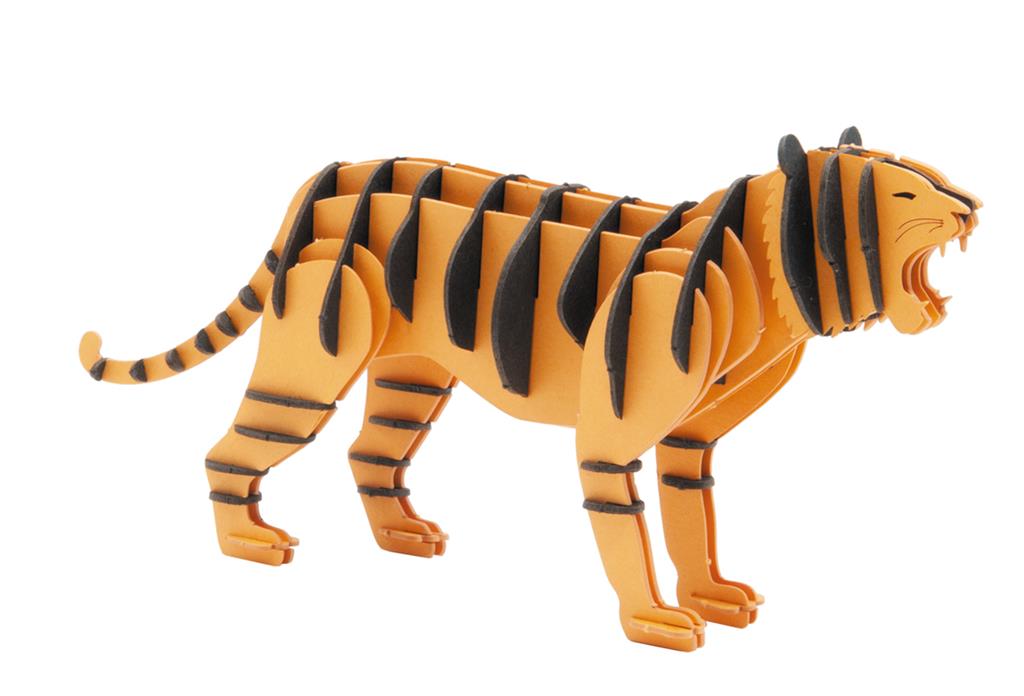 3D Papiermodell - Tiger