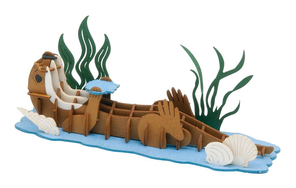3D Paper Model - Otter