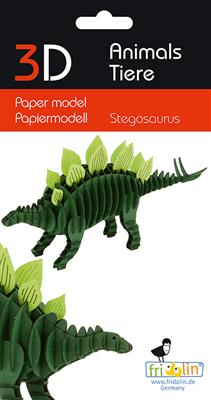 3D Paper Model - Stegosaurus
