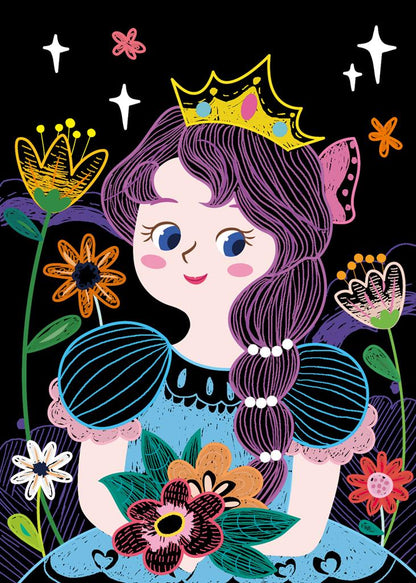 Mini Scratch Book - Princess