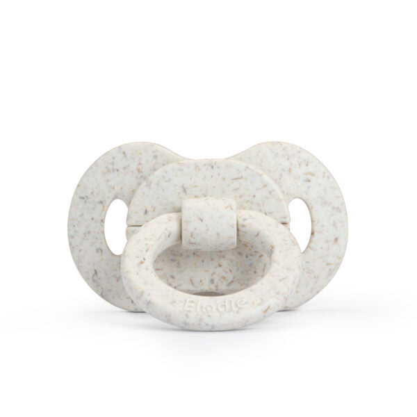 Birth pacifier in bamboo vanilla white