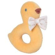 Tara le Canard – Hochet en Tissu Biologique, vue 2 – Tikiri