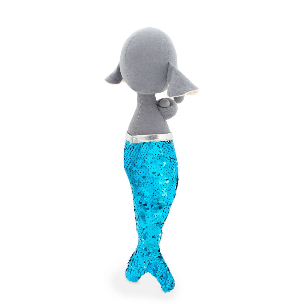 Cotton soft toy, Alicia the mermaid elephant: 29 cm, from 3 years old