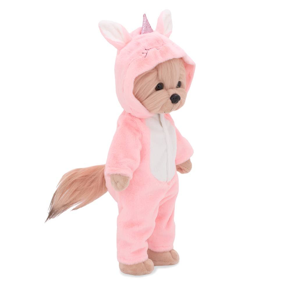 Lucky Yoyo Dog Plush Toy: Unicorn - 38 cm
