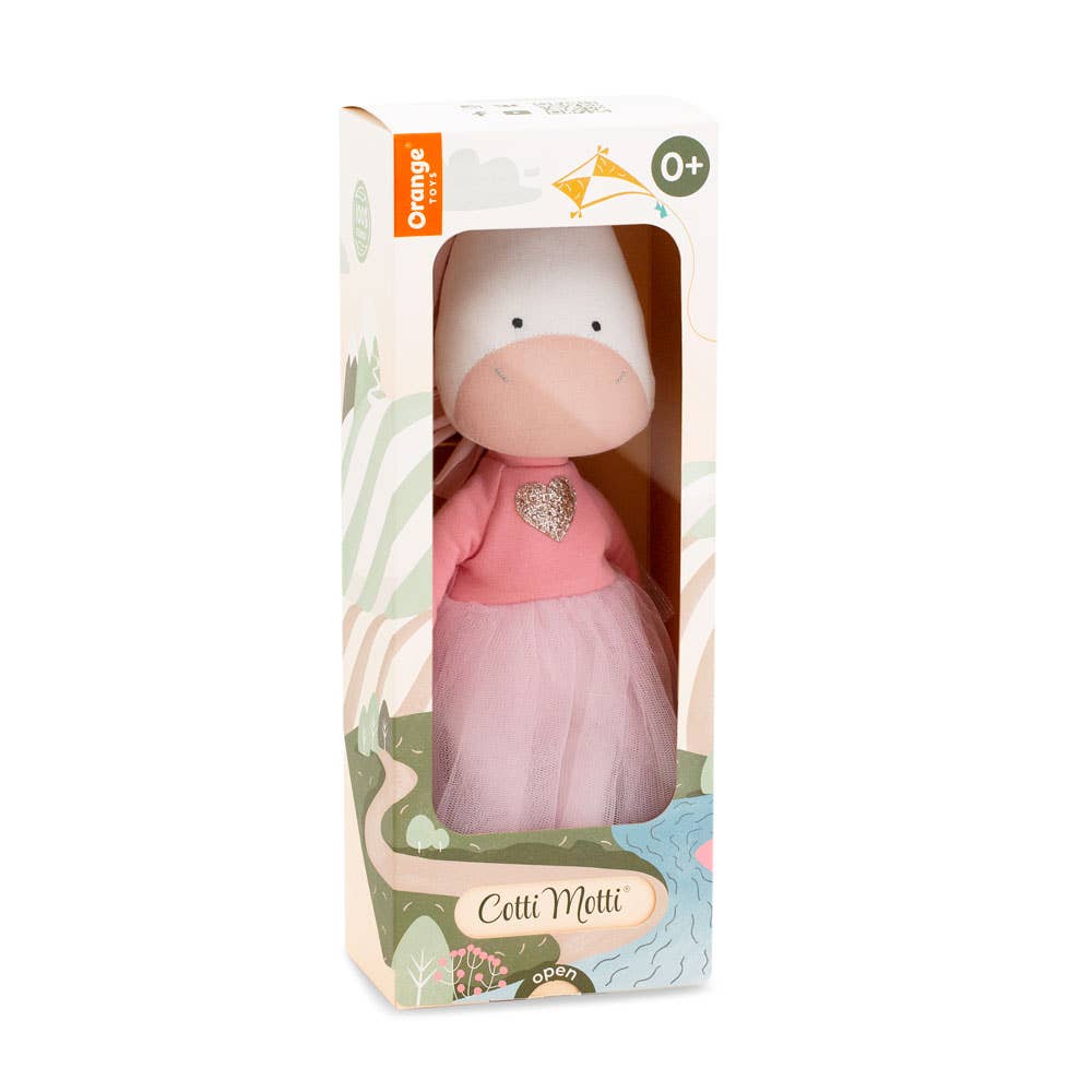 Cotti Motti cotton soft toy, Daphne the unicorn - 29 cm - from 0 months