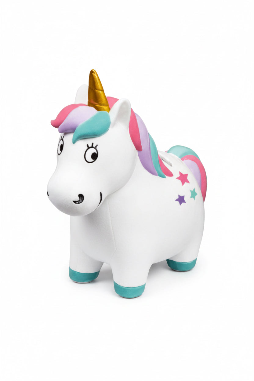 Petits cadeaux: TIRELIRE LICORNE, dans une boîte cadeau 13x15x8cm
