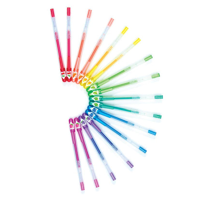 Set de 12 Stylos Gel Pailletés et Parfumés